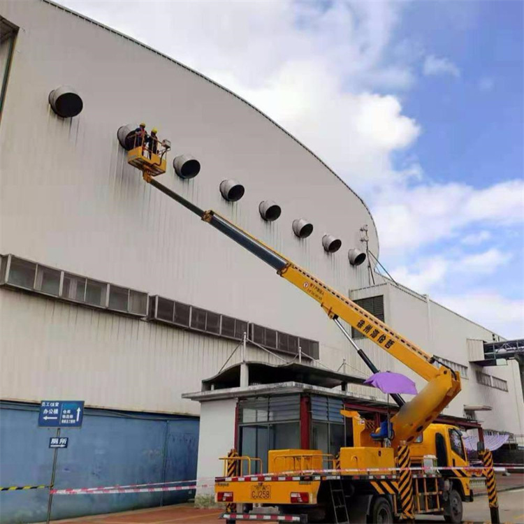 金沙高空作业车出租服务：专业广告牌安装解决方案